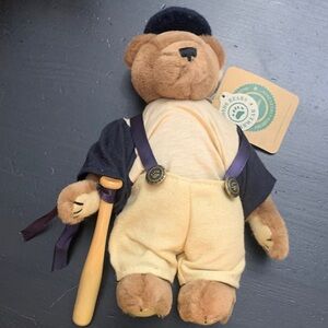 Boyds Bears Lou Bearig Slugger Bear from Archives Collection